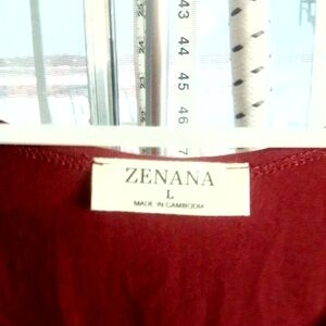 Zenana Outfitters Deep Red Mini Dress